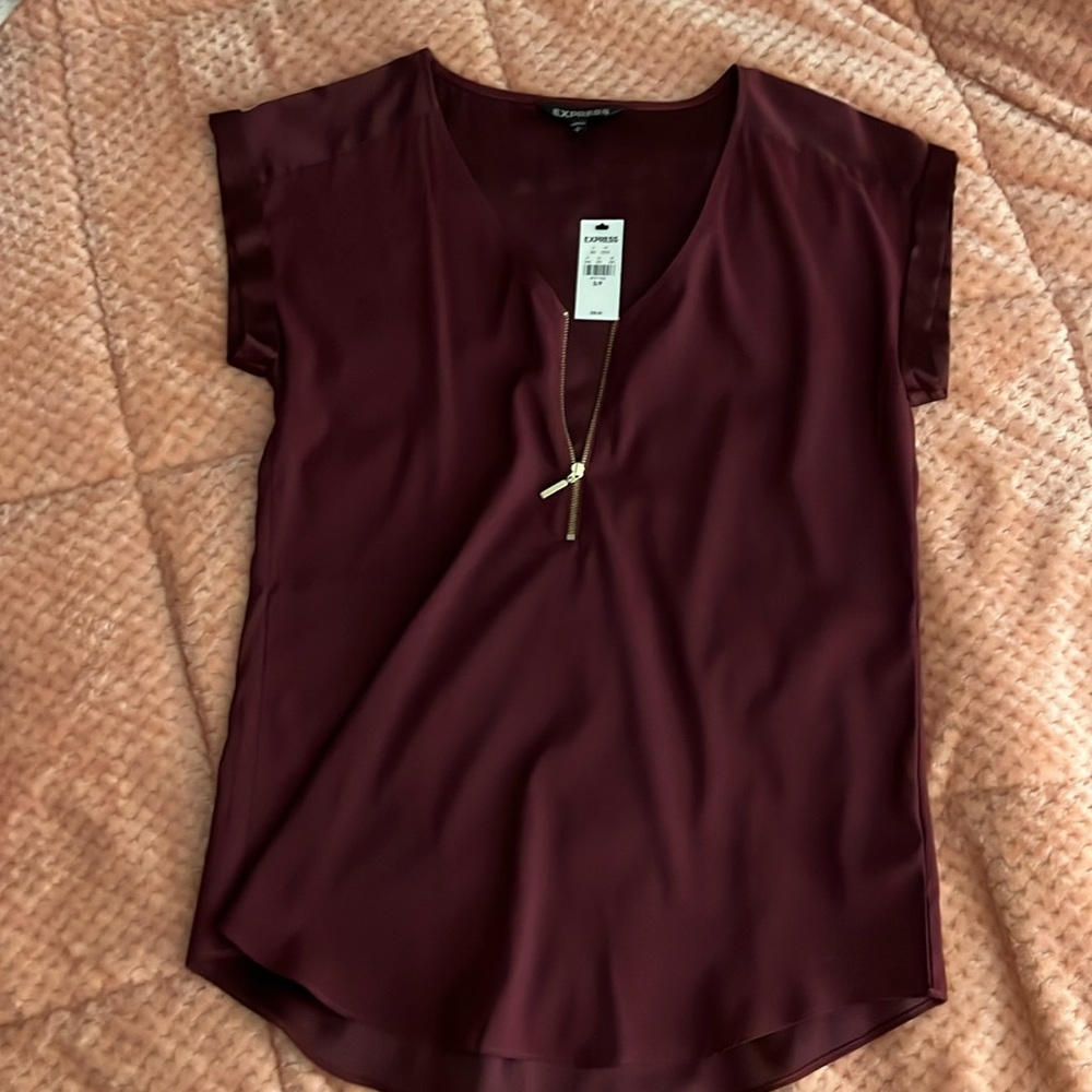 Plum/purple blouse